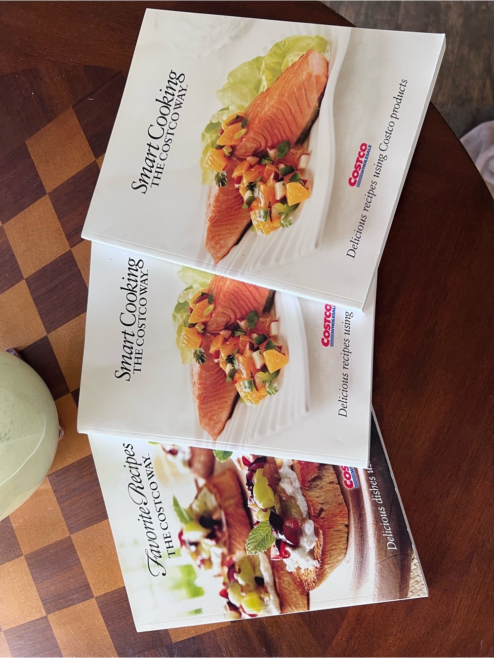 The Costco Way: Smart Cooking (2 same books) and Favorite Recipes (1 book)